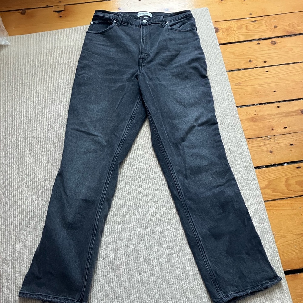 Abercrombie & Fitch Curve Love Black Jeans